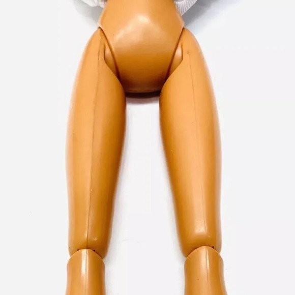 MATTEL BARBIE Doll Red Hair Articulated Elbows & Knees White Dress Gown 12"Tall - Picture 10 of 12